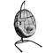 Hanging Hammock Chair Egg Swing Chair W/ Seat Cushion Pillow Stand